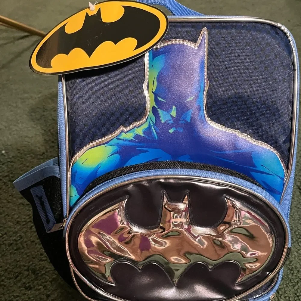 Warner Bros. Batman Blue and Black Kids Backpack